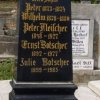 Fleischer Peter 1848-1927 klein Katharina 1857-1912 Grabstein